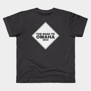 College World Series College Baseball Omaha 2023 Kids T-Shirt